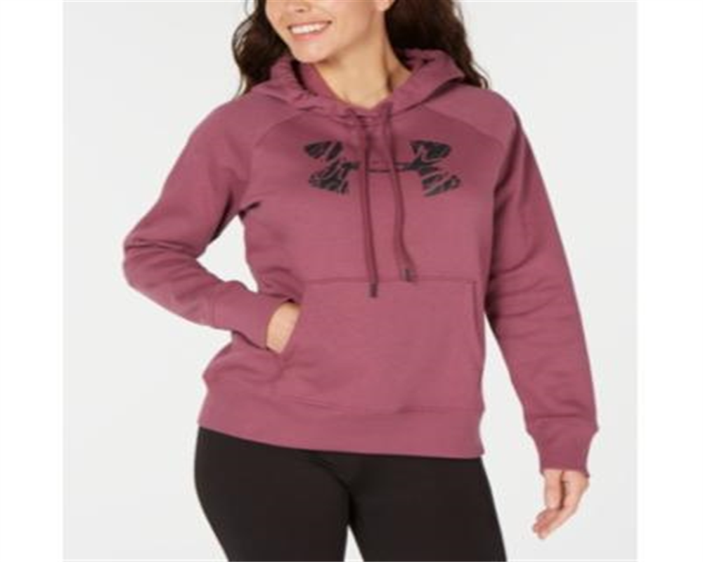 Under Armour Rival Logo Fleece Hoodie Feminino Cinza Tamanho Médio