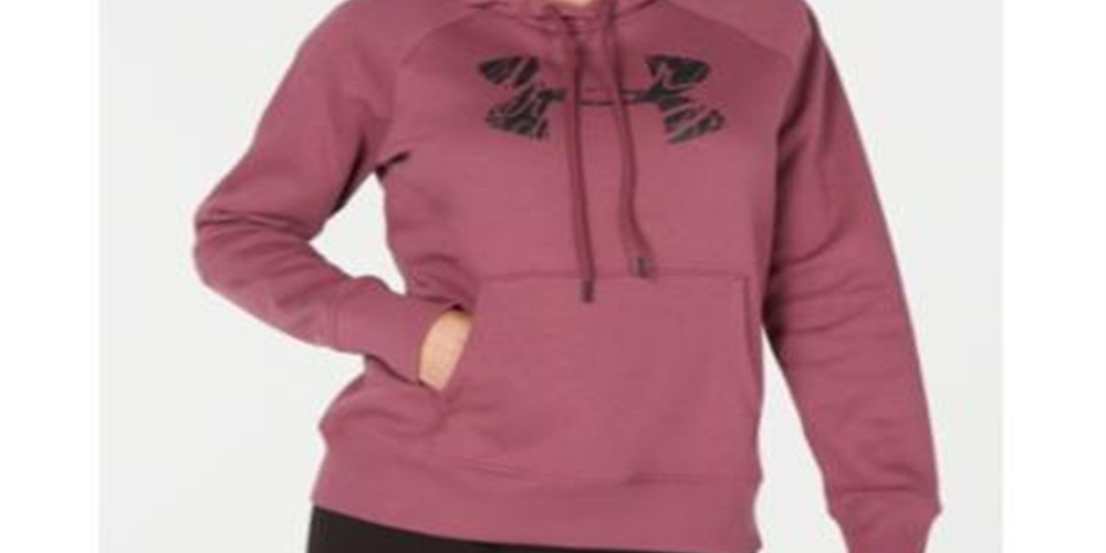 Under Armour Rival Logo Fleece Hoodie Feminino Cinza Tamanho Médio