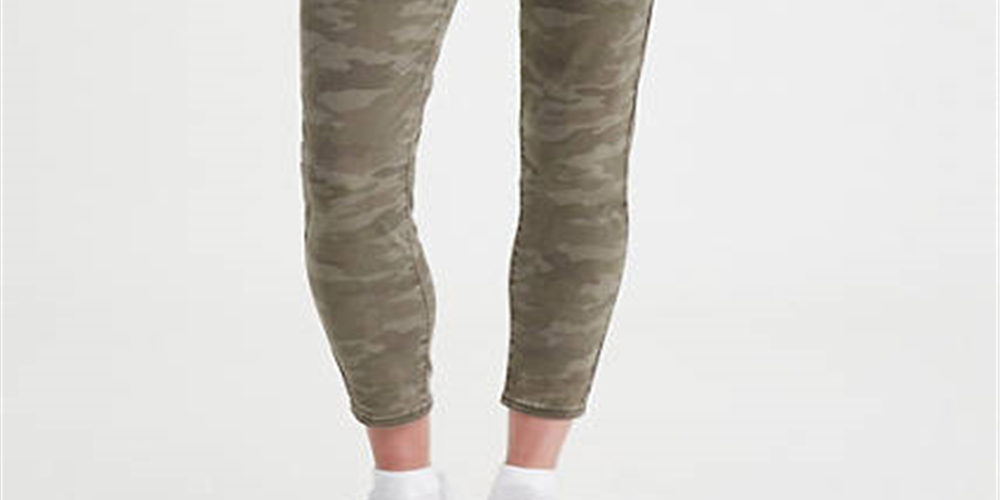 Calça jeans Levi's 720 High Rise Super Skinny Crop Camo Feminina Verde Tamanho 26