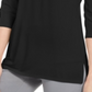 JM Collection Top Feminino O Ring Lattice Preto Tamanho Pequeno
