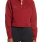 Moletom Nike Funnel Half Zip Shine Cotton Jimmy Jazz Feminino Vermelho Tamanho P
