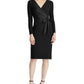 Vestido Ralph Lauren Feminino com Detalhe de Laço Preto Tamanho 8