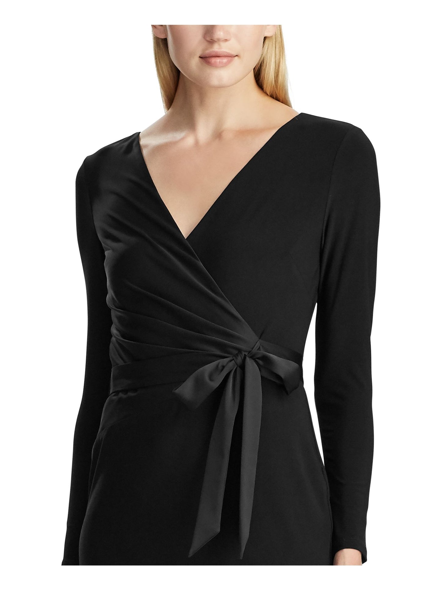 Vestido Ralph Lauren Feminino com Detalhe de Laço Preto Tamanho 8