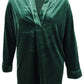 Blusa Ralph Lauren Plus Size Feminina de Veludo Elástico Verde Tamanho 1X