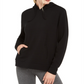 Moletom com capuz feminino 32 Degrees com cordão, preto, tamanho pequeno