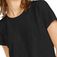 Camiseta feminina com amarração frontal da INC International Concepts, preta, tamanho pequeno e pequeno