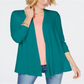 Karen Scott Cardigan Feminino Frente Aberta Azul Tamanho Pequeno