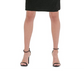 Vestido de coquetel Tommy Hilfiger feminino com cinto mesclado, manga comprida, gola joia, cinza, tamanho 4
