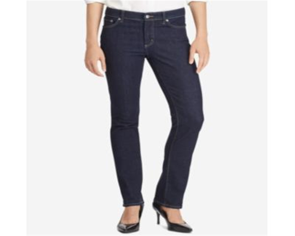 Calça Jeans Ralph Lauren Feminina Cintura Média Reta Azul Tamanho 12