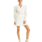 Vestido Blazer Culpos com Botões de Cristal Feminino da INC International Concepts, Branco, Tamanho M