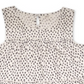 Blusa feminina sem mangas com decote em joia e bolinhas, estilo &amp; co, branca, tamanho pequeno