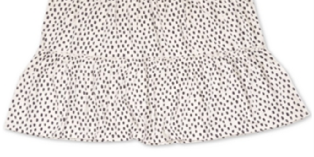 Blusa feminina sem mangas com decote em joia e bolinhas, estilo &amp; co, branca, tamanho pequeno