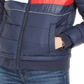 Jaqueta Tommy Hilfiger Sport Quilted Colorblocked Feminina Azul Marinho Tamanho P