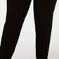 Calça Alfani Feminina Plus Size Contrast Waist Pull On Preta Tamanho 14W