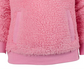 Jaqueta Ideology Big Girls Fuzzy com zíper 1/4 rosa tamanho - P 7/8