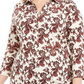 Camisa polo feminina Charter Club Plus, branca, tamanho 3XL
