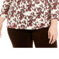 Camisa polo feminina Charter Club Plus, branca, tamanho 3XL