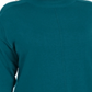 Karen Scott Suéter Feminino Plus Cotton com Gola Simulada Azul Tamanho 2XL