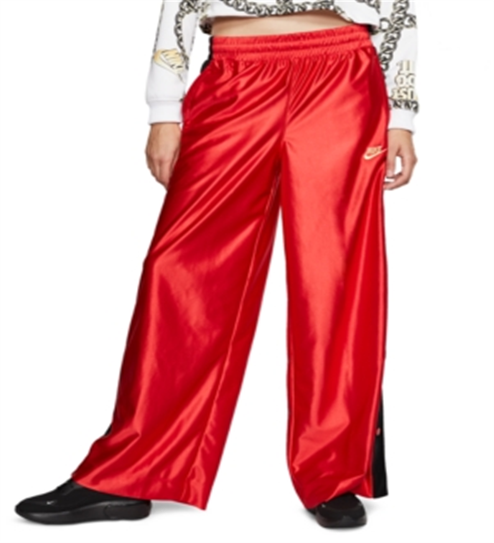 Calça de corrida Nike Tech Fitness feminina vermelha tamanho grande