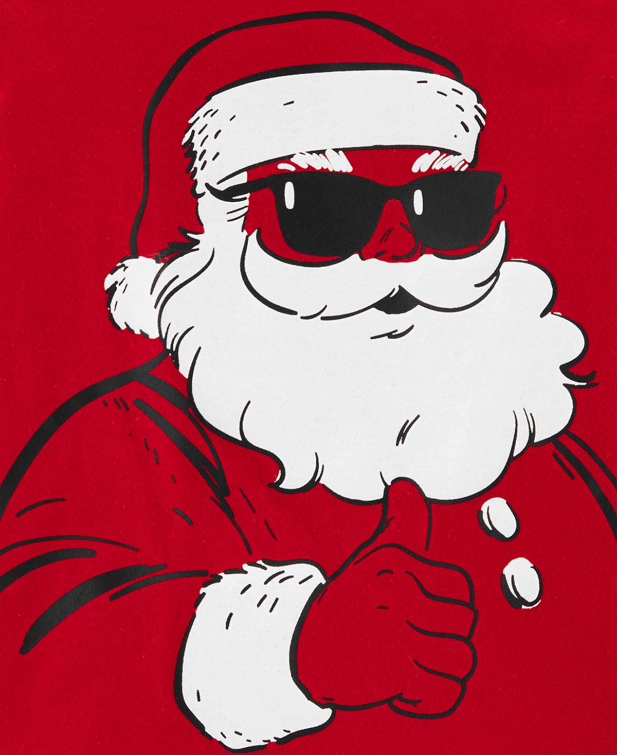 Camiseta Carter's Boy's Cool Santa Slider Vermelha Tamanho 4T