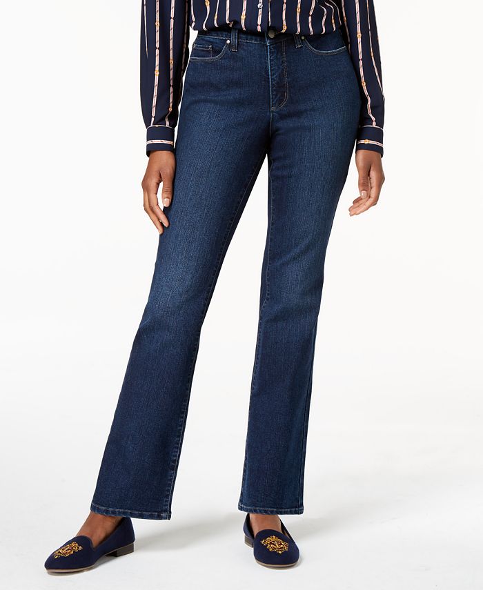 Calça jeans feminina Charter Club Prescott Bootcut azul tamanho 6