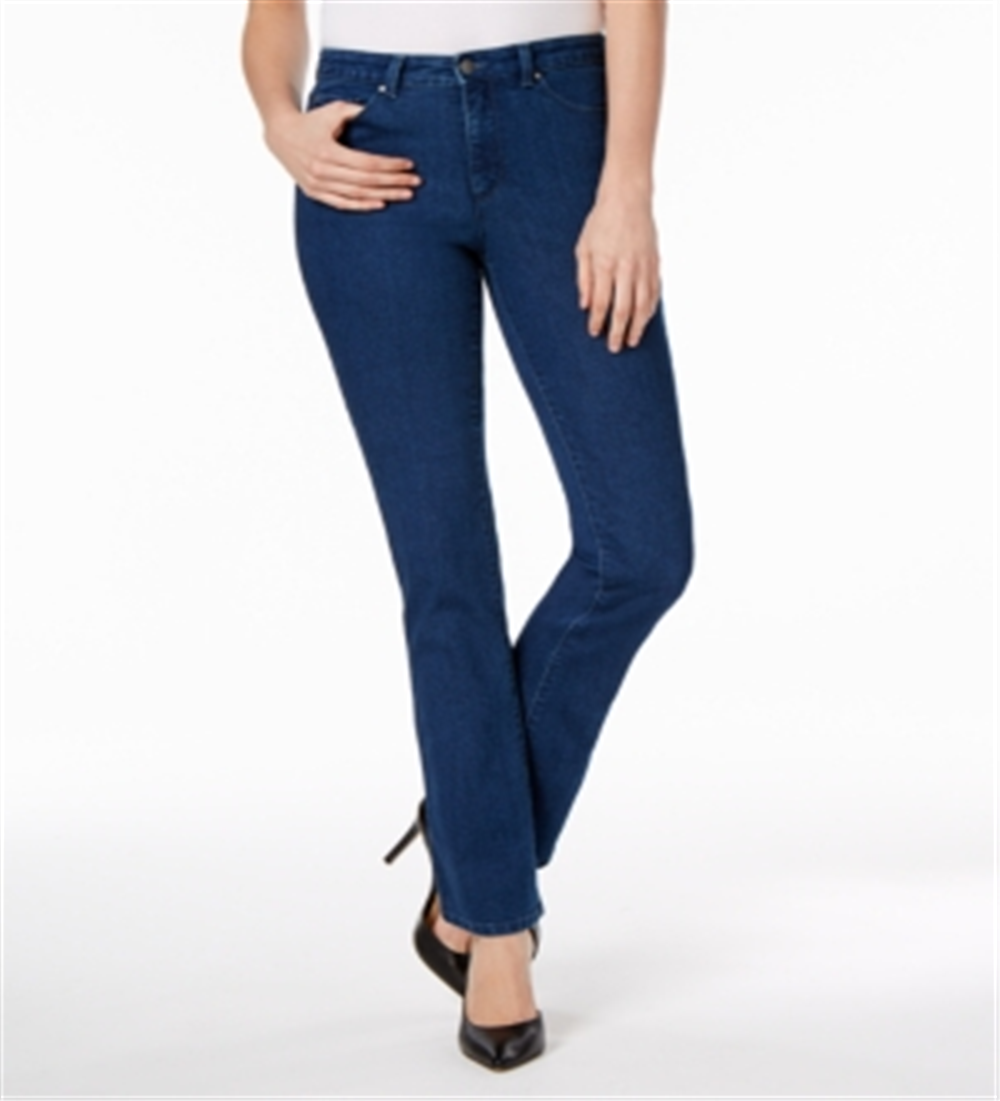 Calça jeans feminina Charter Club Prescott Bootcut azul tamanho 6