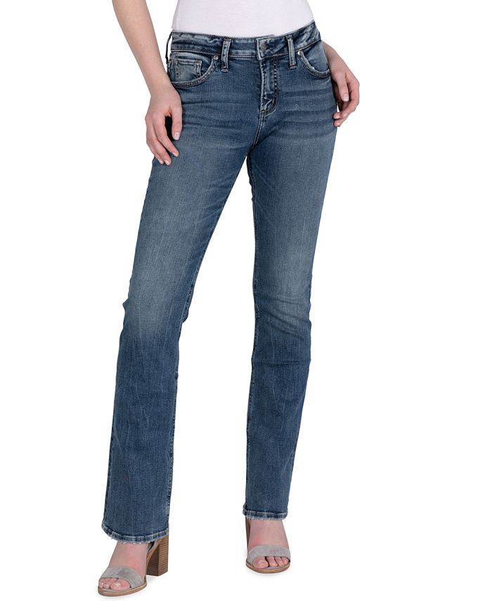 Calça jeans feminina Avery Boot Cut da Silver Jeans, azul, tamanho 27