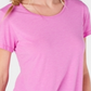 Camiseta feminina fitness e corrida Ideology, rosa, tamanho G