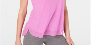 Ideology Women's Fitness Running T-Shirt Pink Size L