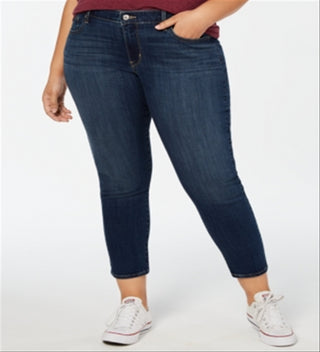 Levi's Women's Plus 711 Denim Skinny Jeans Blue Size 24W