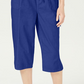 Calça Capri Feminina Karen Scott Marrom Tamanho PP
