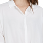 Blusa feminina Alfani com manga amarrada, branca, tamanho pequeno G