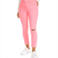Calça jeans skinny Tinseltown Junior's Neon Wash rosa tamanho 1