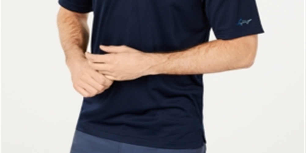 Camisa polo masculina Attack Life by Greg Norman Colorblocked Azul, tamanho P