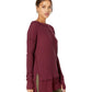 Túnica térmica feminina North Shore da Free People, vermelha, tamanho X-S