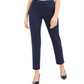 Calça feminina Alfani Slim Leg Azul Escuro Tamanho 6