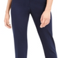 Calça feminina Alfani Slim Leg Azul Escuro Tamanho 6