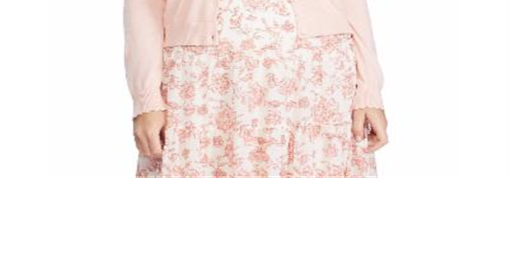 Cardigan Ralph Lauren Feminino com Decote Recortado Cinza Tamanho M