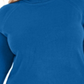 Karen Scott Plus Size Feminino Gola Alta Luxsoft S Deep Pacific Tamanho 0X