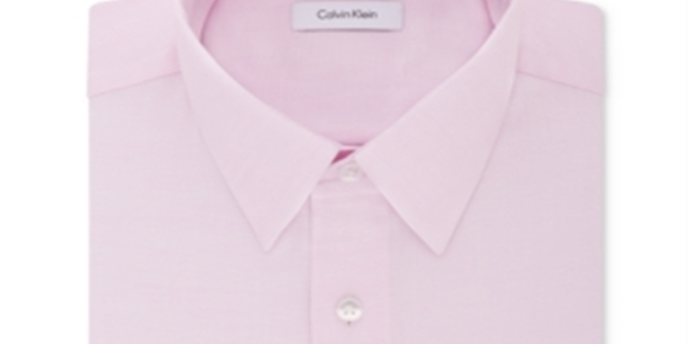 Camisa social Calvin Klein masculina Steel Classic, elástica e sem ferro, tamanho XL, azul