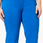 Calça Capri Alfani Feminina Plus Size Cintura Alta Azul Tamanho 14W