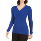 Suéter Tommy Hilfiger Feminino de Algodão com Cabo Azul Tamanho XS
