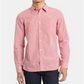 Camisa Calvin Klein Masculina Extra Fina de Algodão Xadrez Slim Fit Vermelha Tamanho M