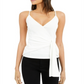 INC International Concepts Twisted Tie-Front Tank Top Branco Tamanho XXL