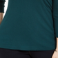 INC International Concepts Top feminino plus size canelado com decote em V, verde, tamanho 0X