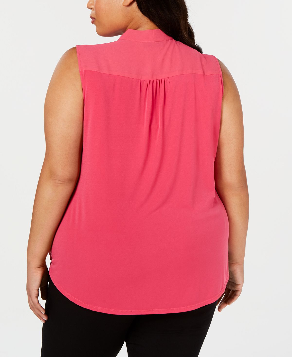 Sobrepeliz Alfani Feminino Decote V Rosa Tamanho 3X