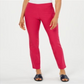 Calça feminina Charter Club Cambridge Skinny Tummy Control Rosa Tamanho 6