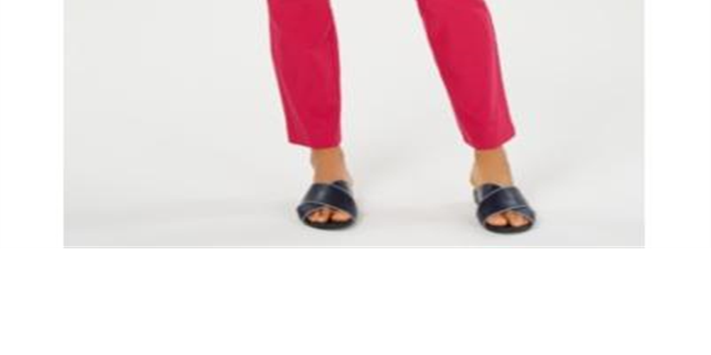 Calça feminina Charter Club Cambridge Skinny Tummy Control Rosa Tamanho 6