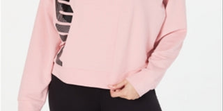 Puma Women's Pullover Bridal Rose Modern Sport Crewneck Sweater Pink Size XL