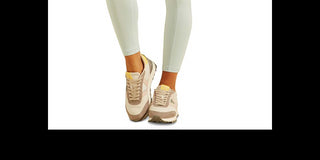 Leggings Guss Active com cadarço para mulheres, verde, tamanho grande